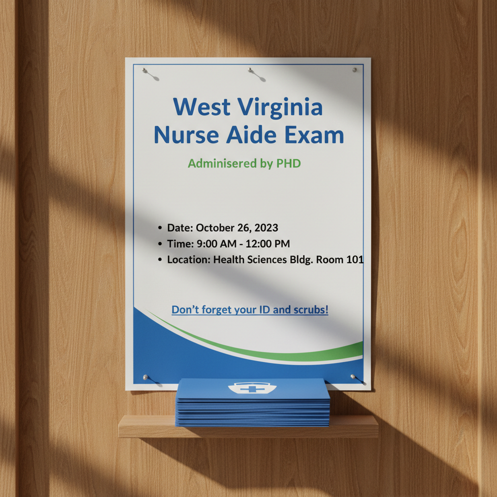 PHD CNA Exam (West Virginia) certification exam guide cover